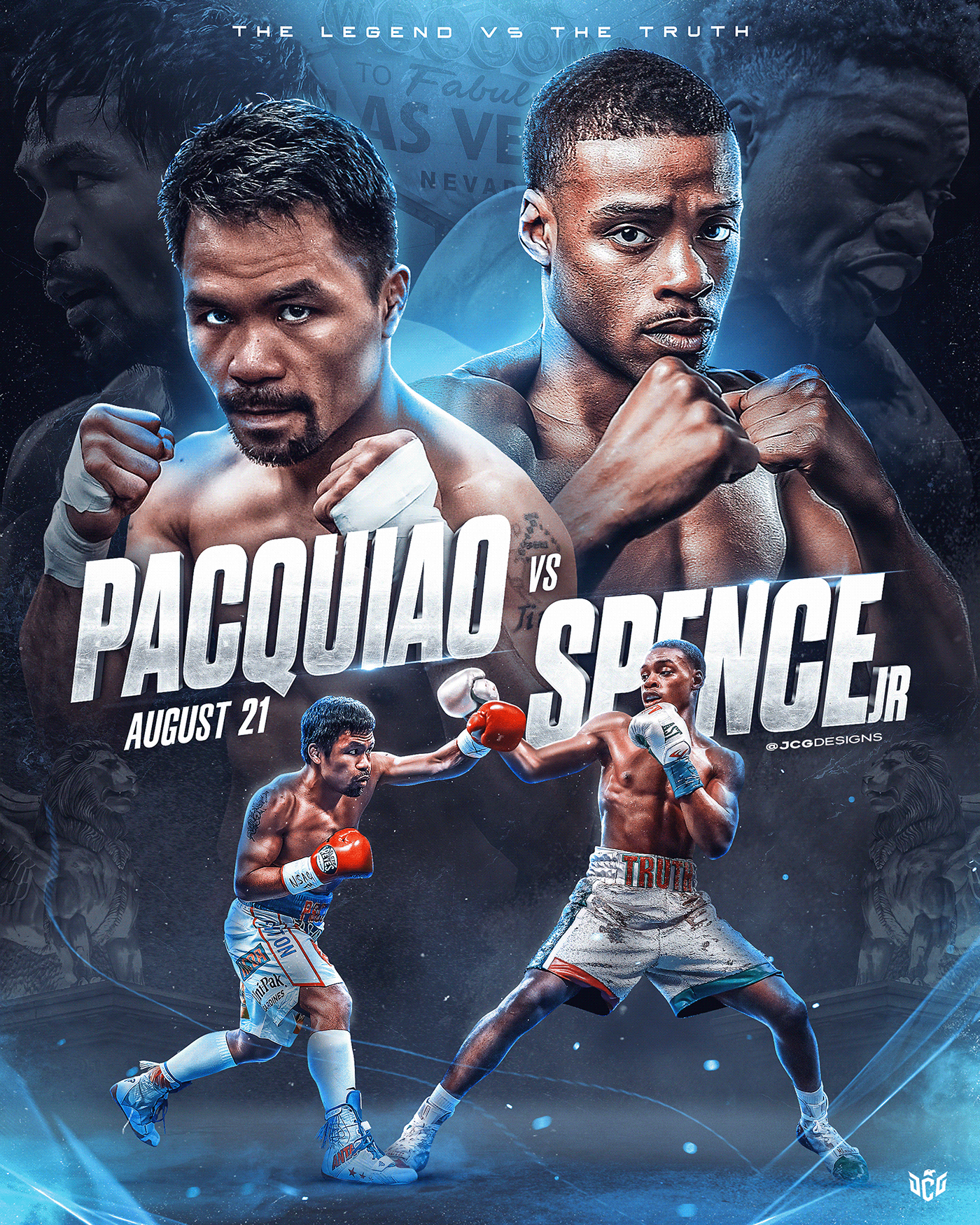 Boxing Fight Poster Style art style example