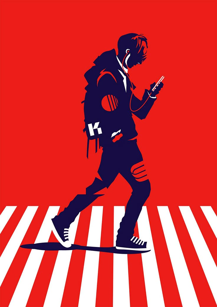 Duotone Illustration art style example