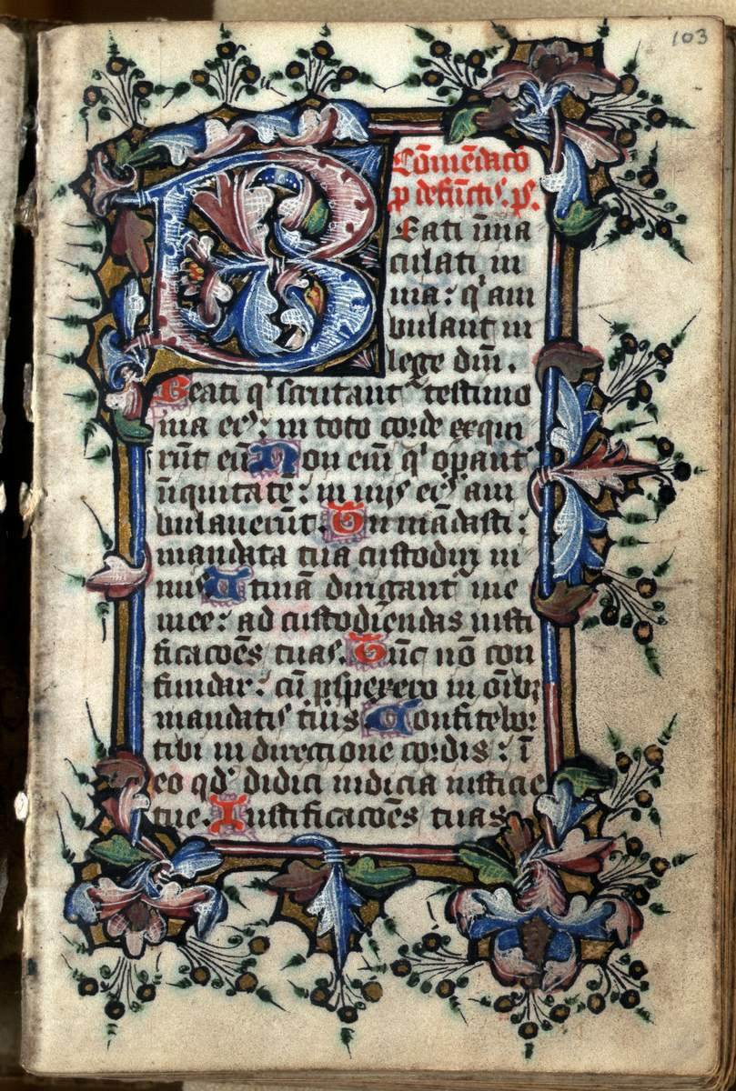 Medieval Illuminated Manuscripts art style example