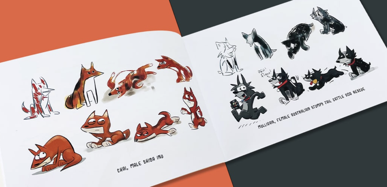 Sketch Toon art style example