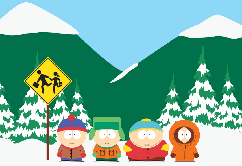 South Park art style example