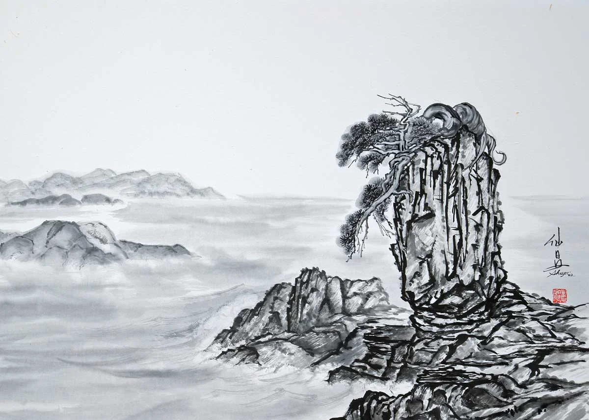 Sumi E Art Style art style example